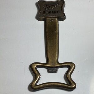 Miller High Life Brass Bottle cap opeaner